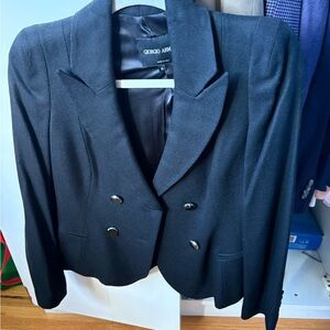 Giorgio Armani Women's Black Blazer